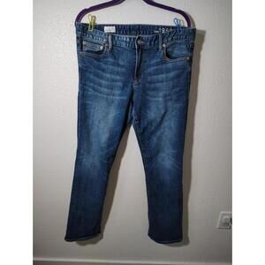 Gap 1969 Jeans Women's 32 Regular Perfect Boot Blue Med Wash Denim